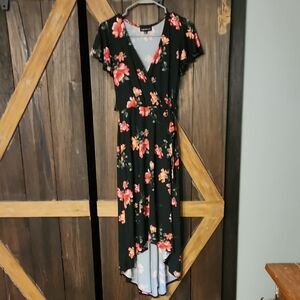 Floral Wrap Dress